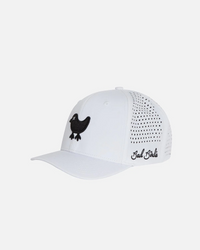 Birdie Snapback Hat in White