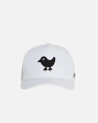 Birdie Snapback Hat in White