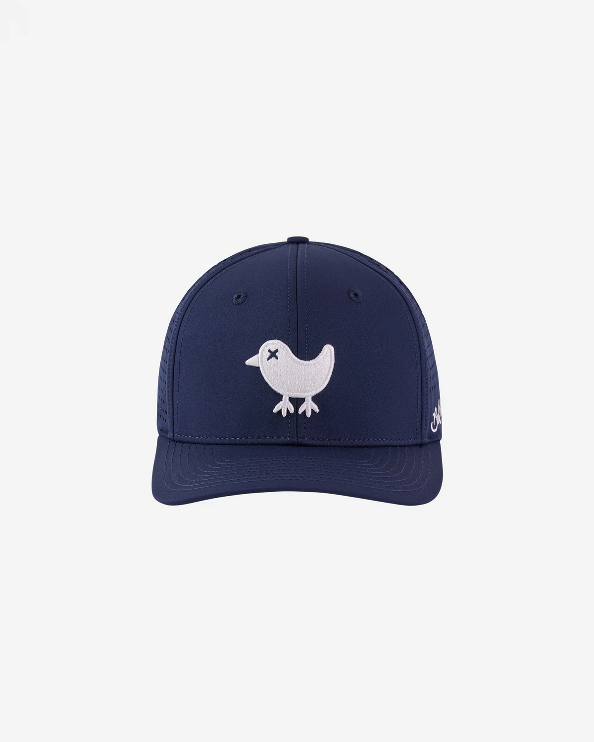 Birdie Snapback Hat in Dark Navy