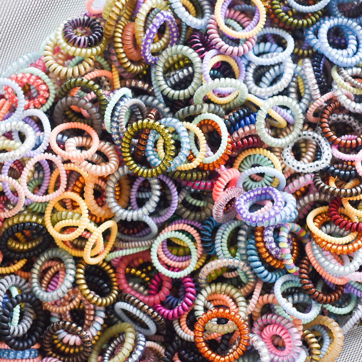 Bulk Hair Coils! Pick your size and quantity!-Hair Accessories-Lemons and Limes Boutique