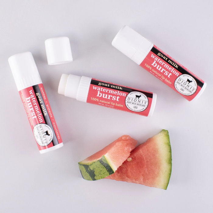 Dionis Goat Milk Lip Balm in Watermelon Burst--Lemons and Limes Boutique