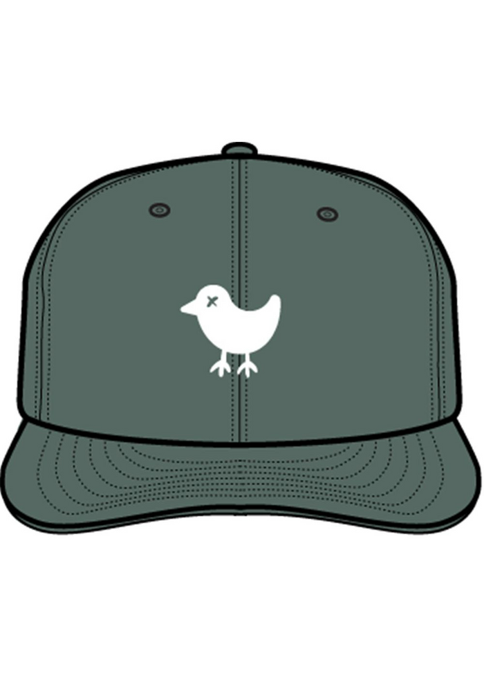 Birdie Snapback Hat in Dark Forest