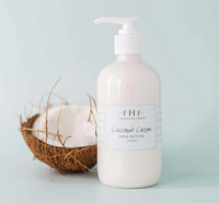 Coconut Cream Shea Butter Cream Pump Top 8 oz--Lemons and Limes Boutique