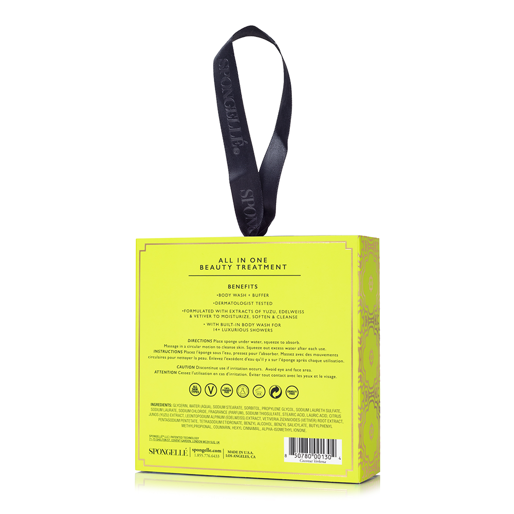 Coconut Verbena | Boxed Flower-Body Wash Infused Buffer-Lemons and Limes Boutique