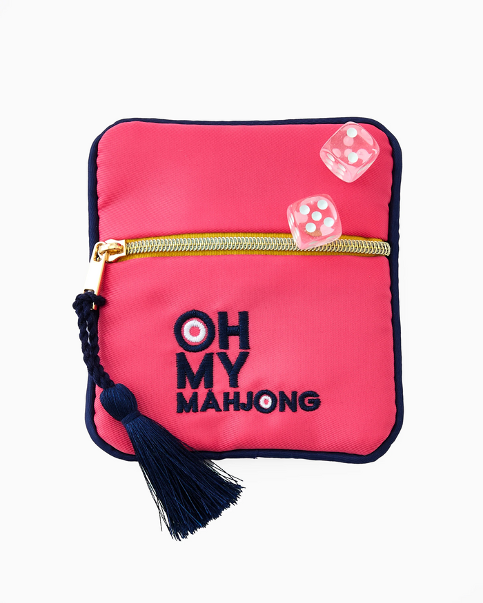 Pink Coin & Dice Bag-Lemons and Limes Boutique