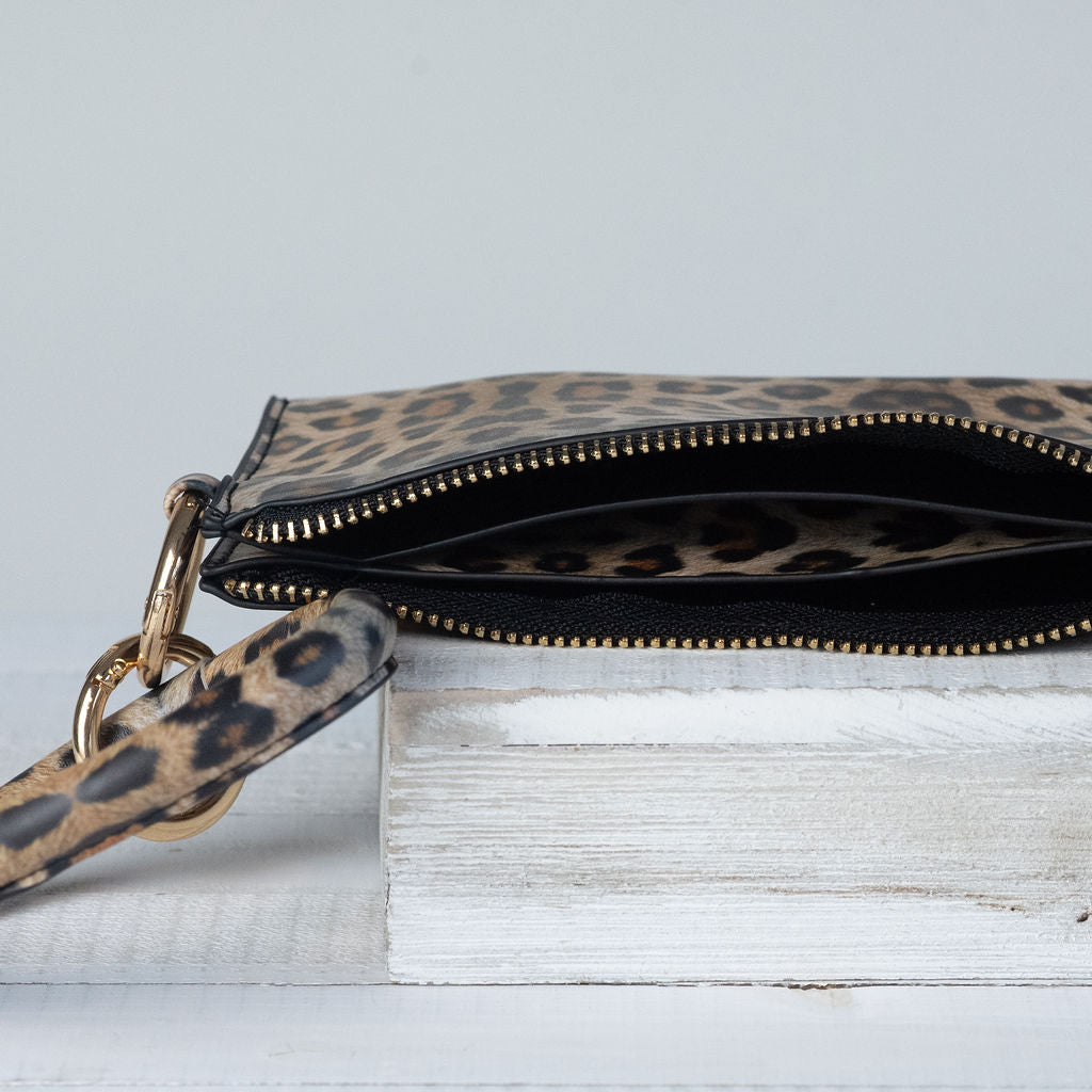 Carly Hands Free Bangle Keychain with Wristlet-Green Camo-Keychain-Lemons and Limes Boutique