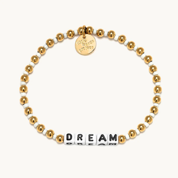 Dream Bracelet in Gold Little Words Project--Lemons and Limes Boutique