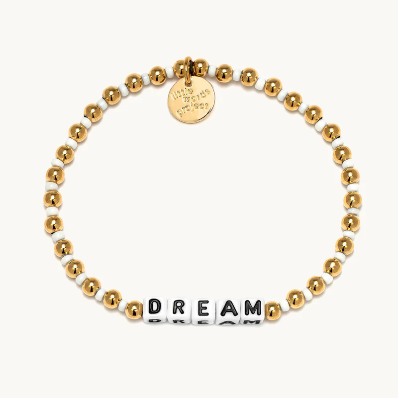 Dream Bracelet in Gold Little Words Project-Lemons and Limes Boutique