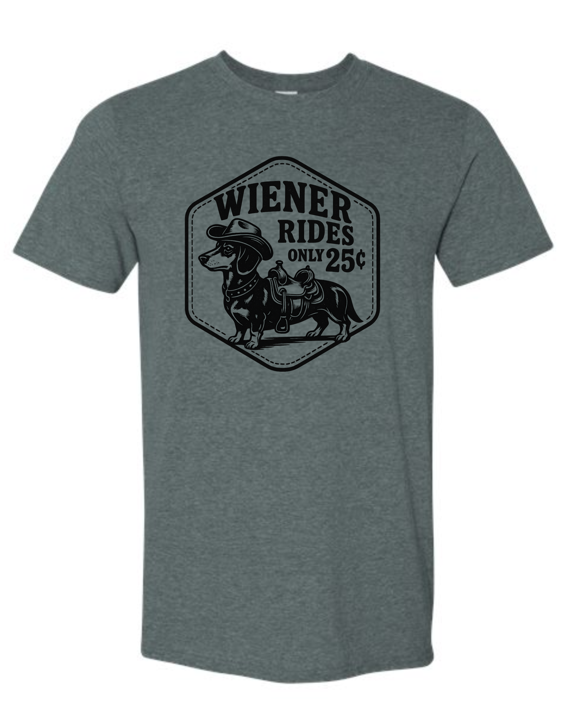 Oktoberfest Wiener Rides T-Shirt on Deep Heather
