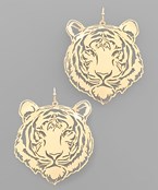 Tiger Filigree Earrings in Gold-Lemons and Limes Boutique