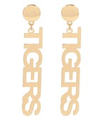 Gold Tigers Drop Dangle Earrings--Lemons and Limes Boutique