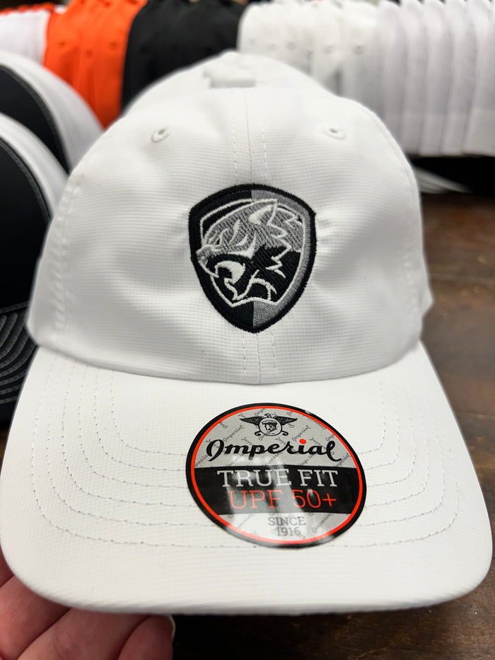 Silvercats Embroidered Performance Hat in White-Lemons and Limes Boutique