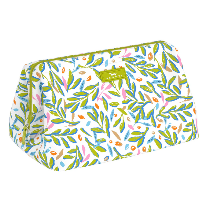 Wide Mouth Make Up Bag in Olive or Twist by Scout Bags-Lemons and Limes Boutique