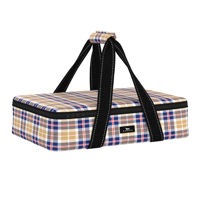 Hot Date Casserole Carrier in Kilted Age Scout Bags--Lemons and Limes Boutique