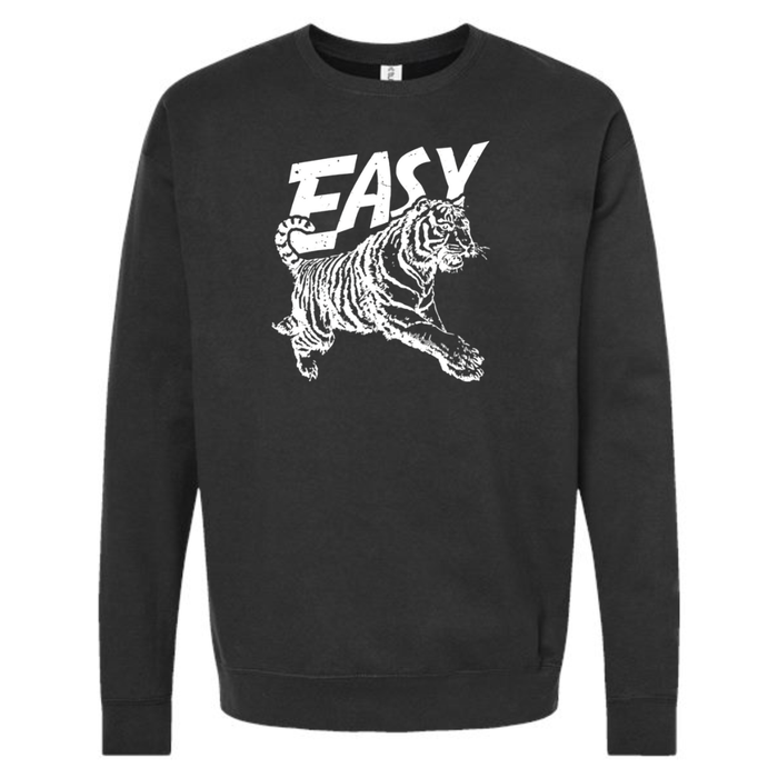 Easy Tiger Sweatshirt on Black-Lemons and Limes Boutique