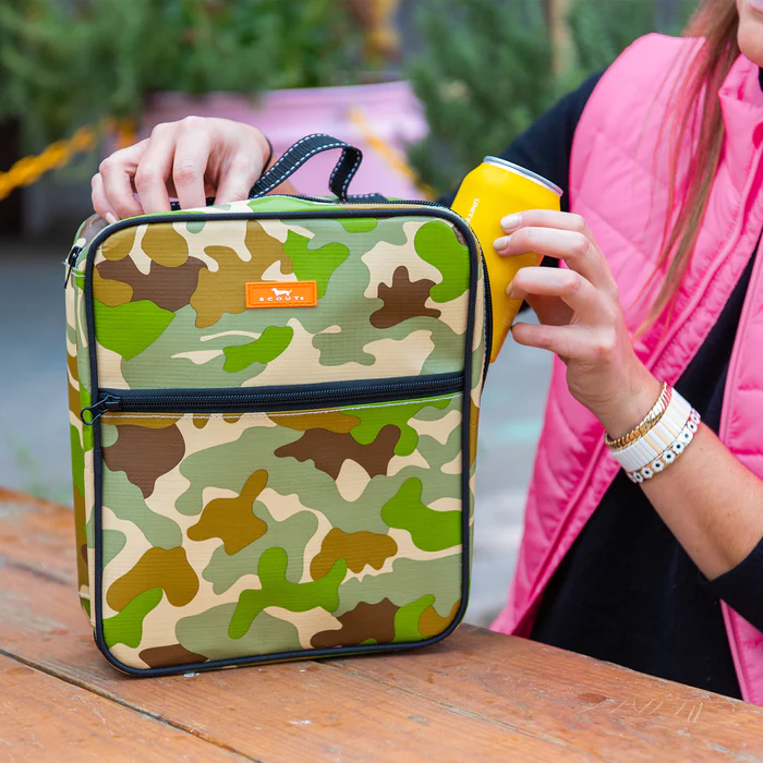 Tall Order Lunch Box in Happy Glamper Scout Bags--Lemons and Limes Boutique