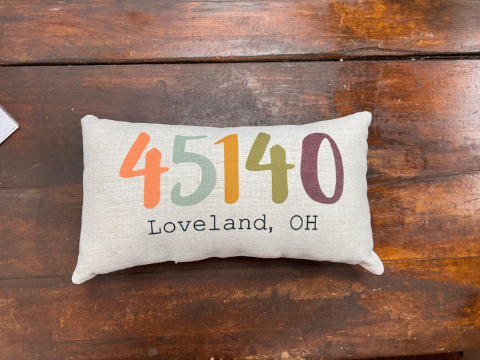 45140 Loveland Ohio Lumbar Pillow - Multi Color--Lemons and Limes Boutique