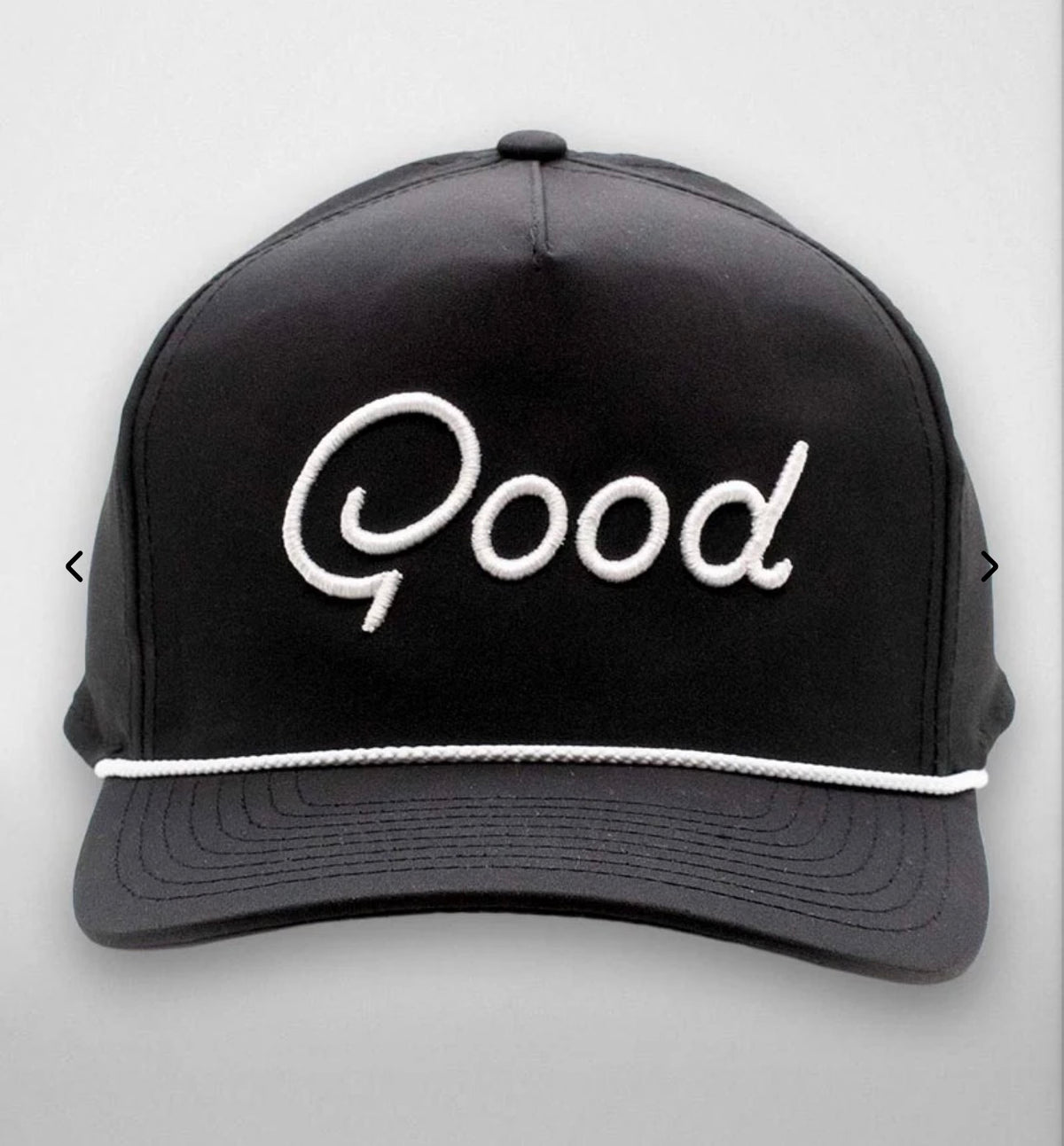 Good Good L Paw Hat - Black Hat with Orange L Paw Imprinted on Left Side
