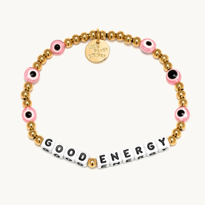 Good Energy Bracelet in Gold Little Words Project--Lemons and Limes Boutique