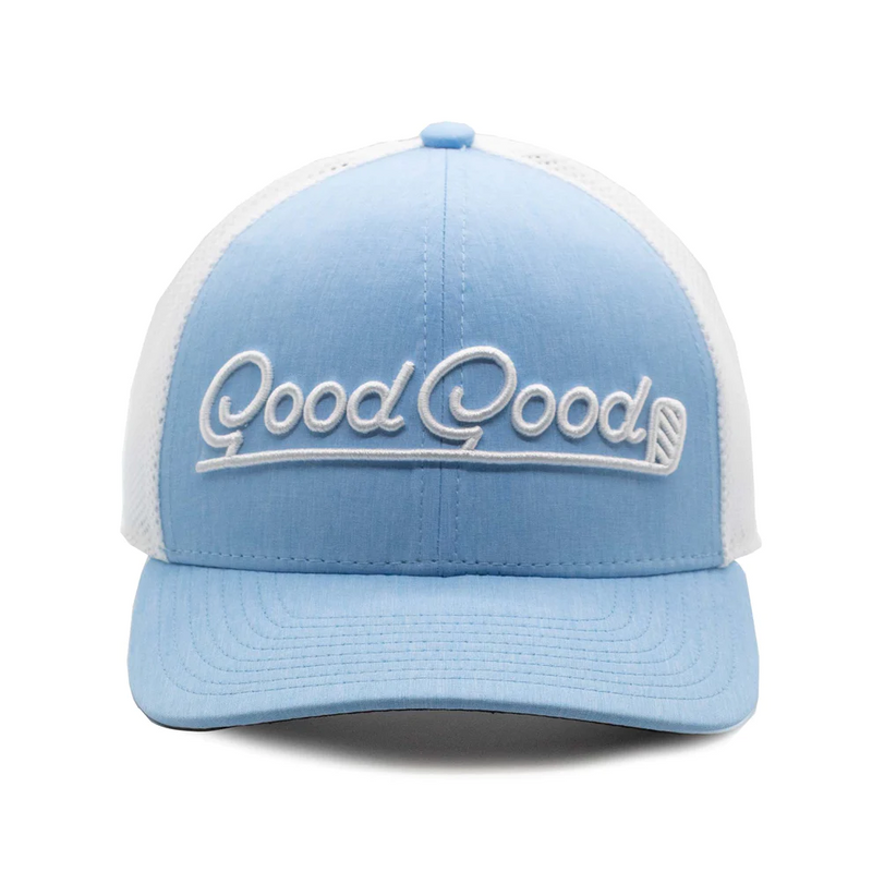 Birdie Blue Trucker Hat Good Good Golf--Lemons and Limes Boutique