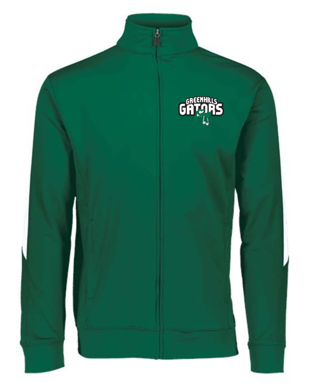 Greenhills Gators Green Medalist Jacket-Adult-Lemons and Limes Boutique