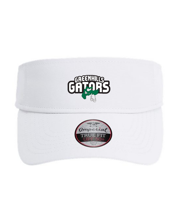 Greenhills Gators White Visor-Lemons and Limes Boutique
