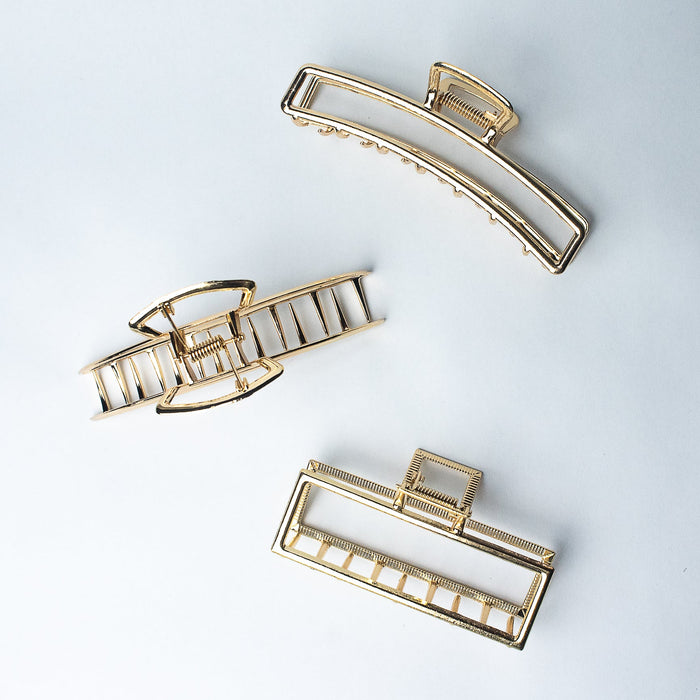 Metallic Hair Clip-Lemons and Limes Boutique