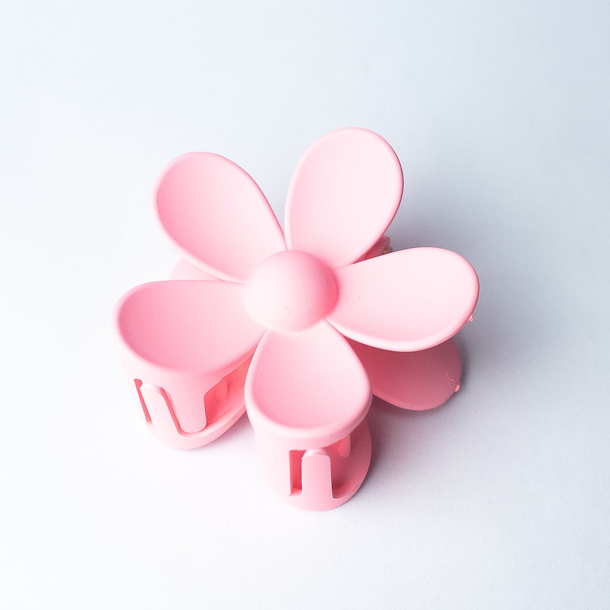 Andrea Large Flower Hair Clip-Blush Pink--Lemons and Limes Boutique