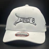 Cincy Tiger - By Hollis Strunk - White Structured Dad Hat--Lemons and Limes Boutique