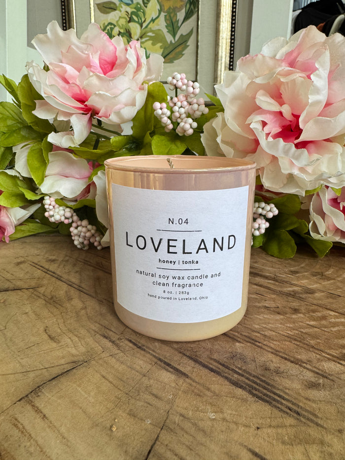 Loveland Iridescent Candle- Honey and Tonka-Lemons and Limes Boutique