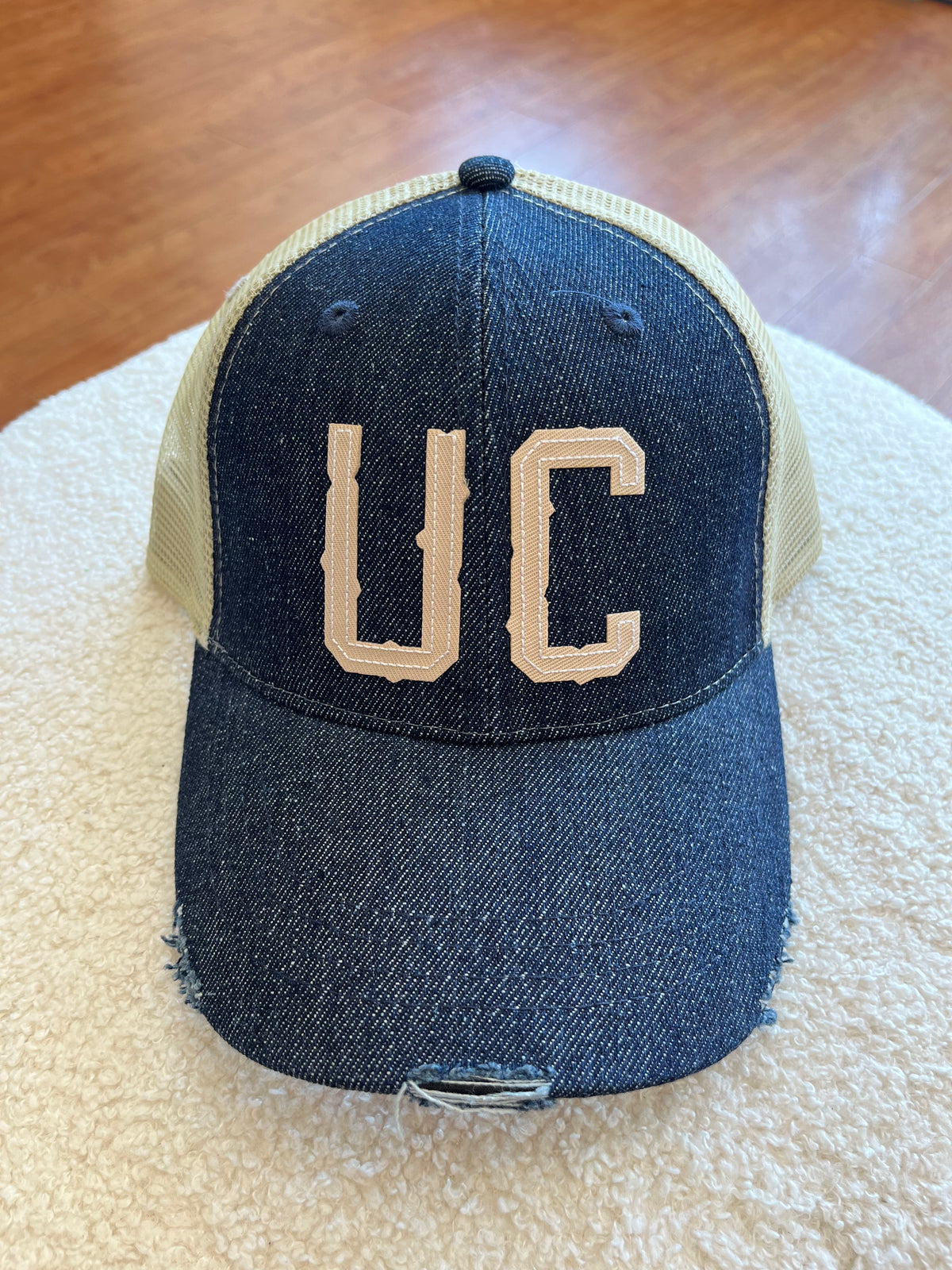 UC Trucker Hat in Denim--Lemons and Limes Boutique