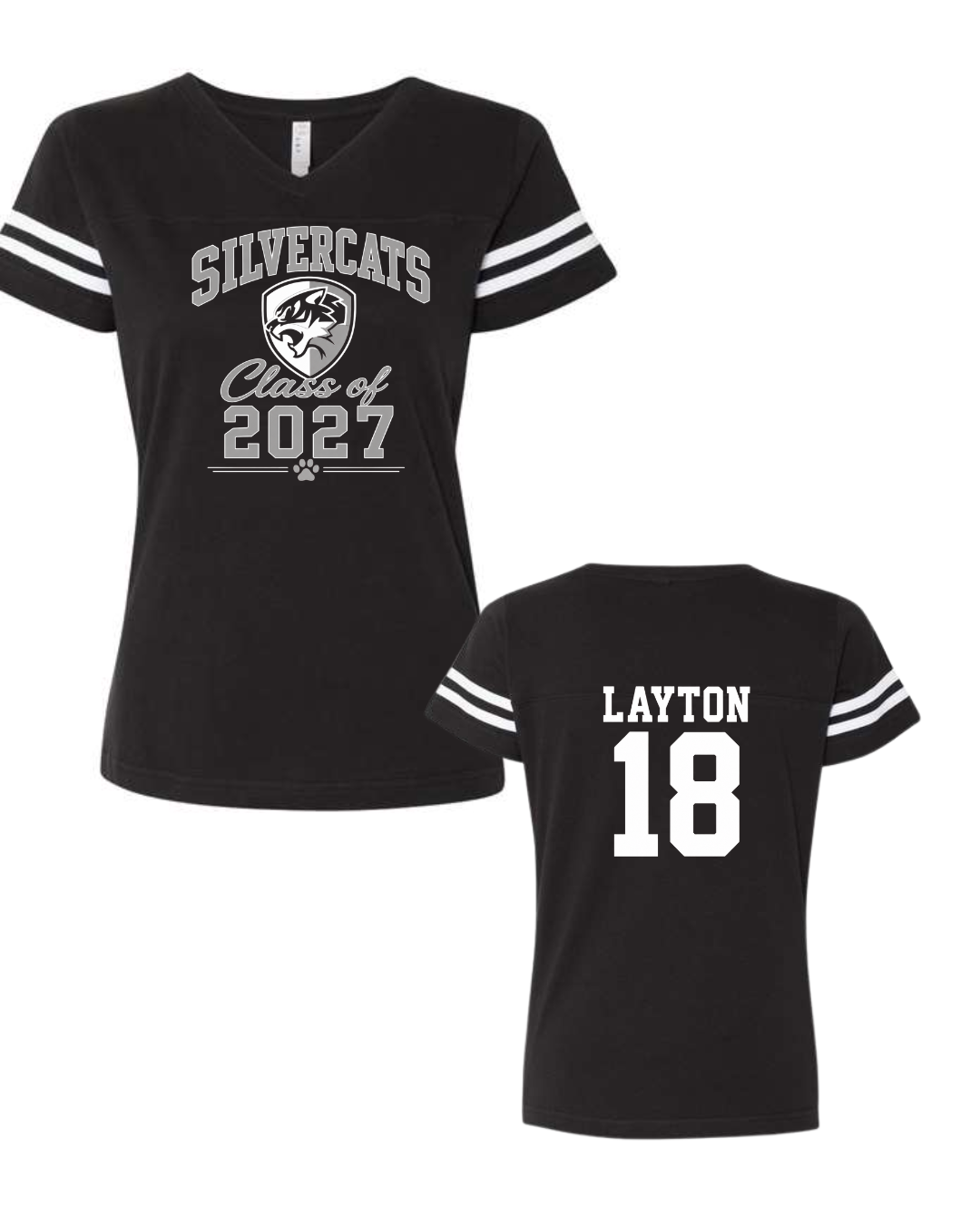Silvercats Mom Class of 2027 Custom Tee