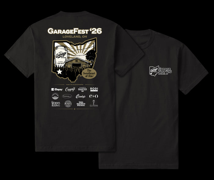 Official 2026 Garage Fest Tee.