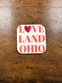 Loveland Watercolor Heart Magnet-Lemons and Limes Boutique