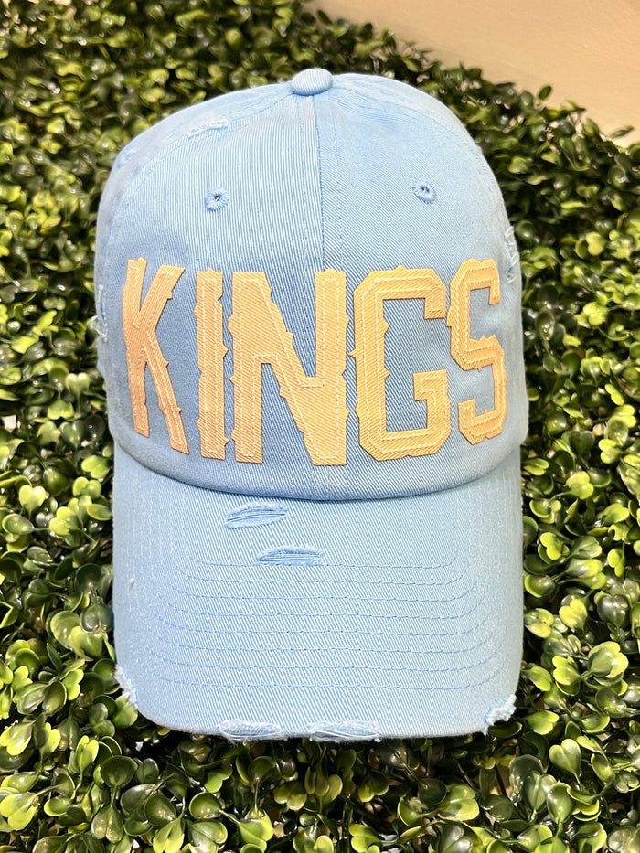 KINGS Hat in Light Blue-Lemons and Limes Boutique
