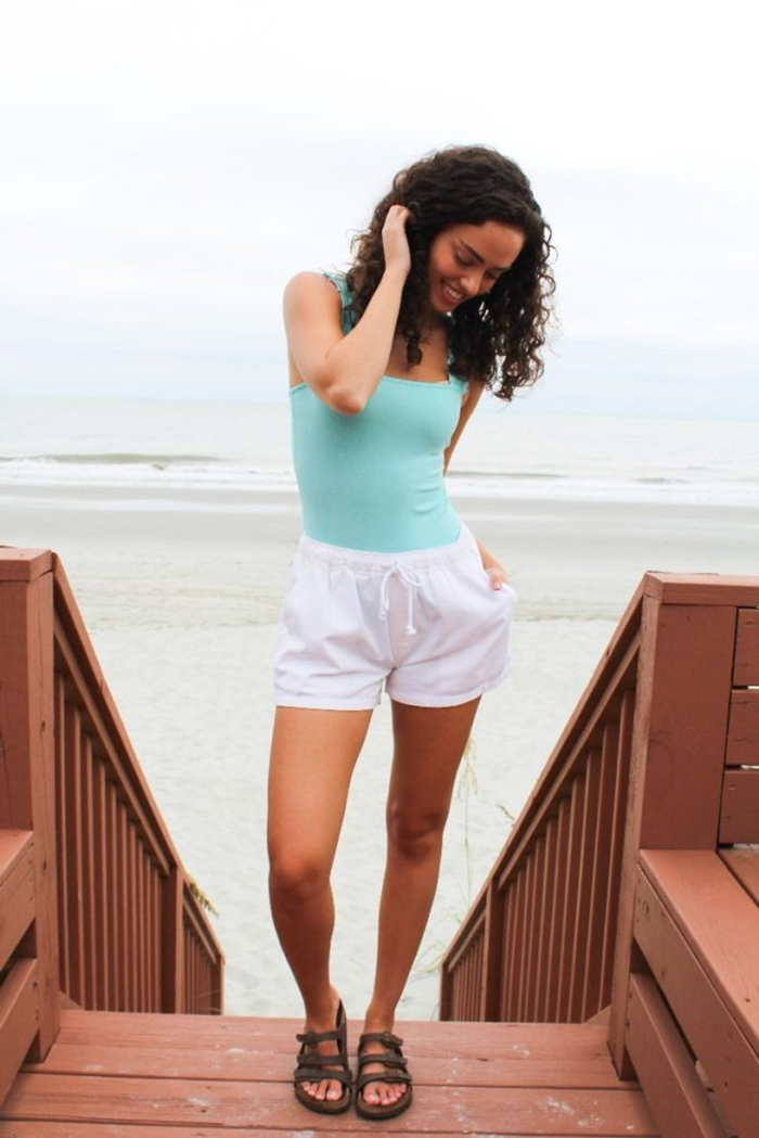 Everyday Short in White by Simply Southern--Lemons and Limes Boutique