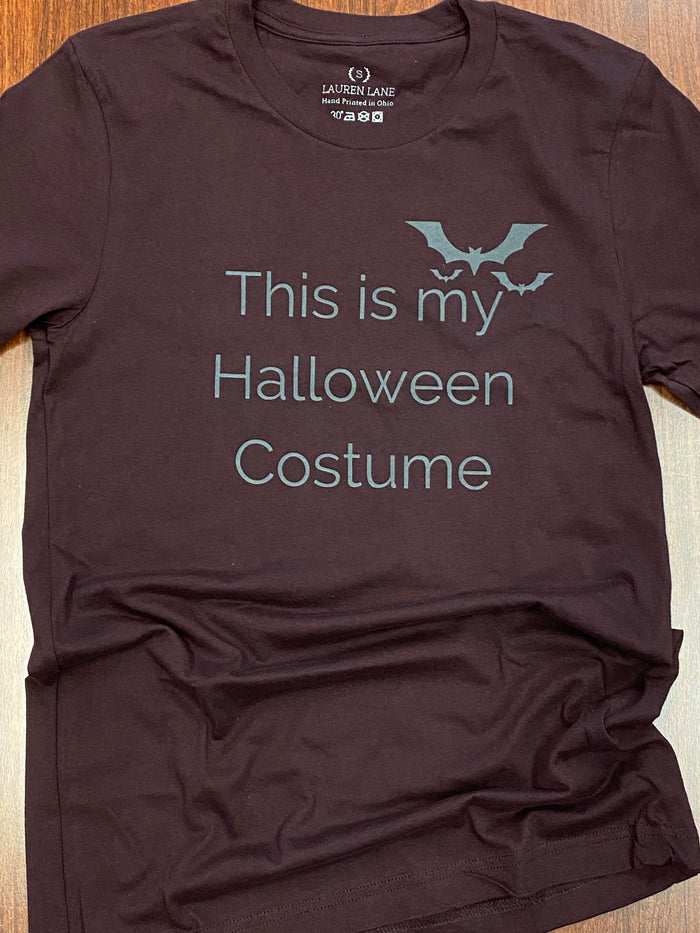 This Is My Halloween Costume T-Shirt on Plum-Graphic Tee-Lemons and Limes Boutique