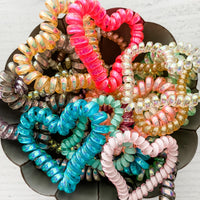 XOXO Love Valentine's Day Coil Sets-Hair Accessories-Lemons and Limes Boutique