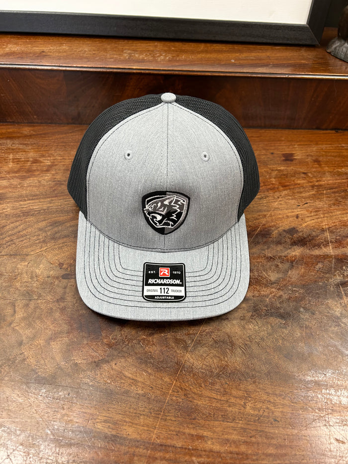 Silvercats Embroidered Trucker Hat in Black/Grey-Lemons and Limes Boutique