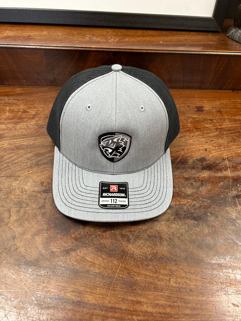 Silvercats Embroidered Trucker Hat in Black/Grey-Lemons and Limes Boutique