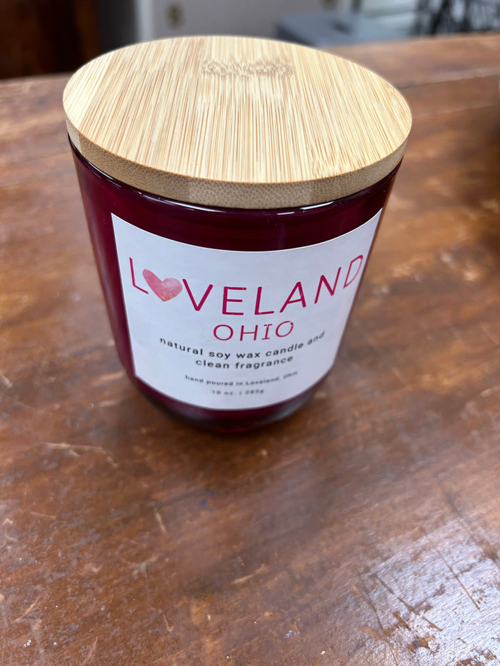 Loveland Ohio Candle - 10oz Magenta-Lemons and Limes Boutique