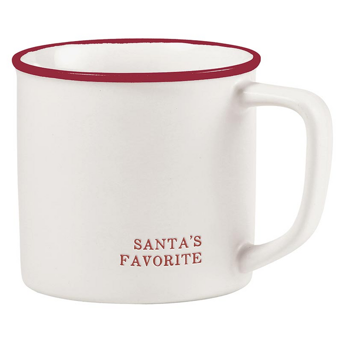 Face to Face Coffee Mug - Santa's Favorite-Lemons and Limes Boutique