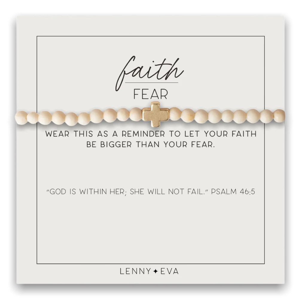 Faith Over Fear Bracelet-Jasper-Lemons and Limes Boutique