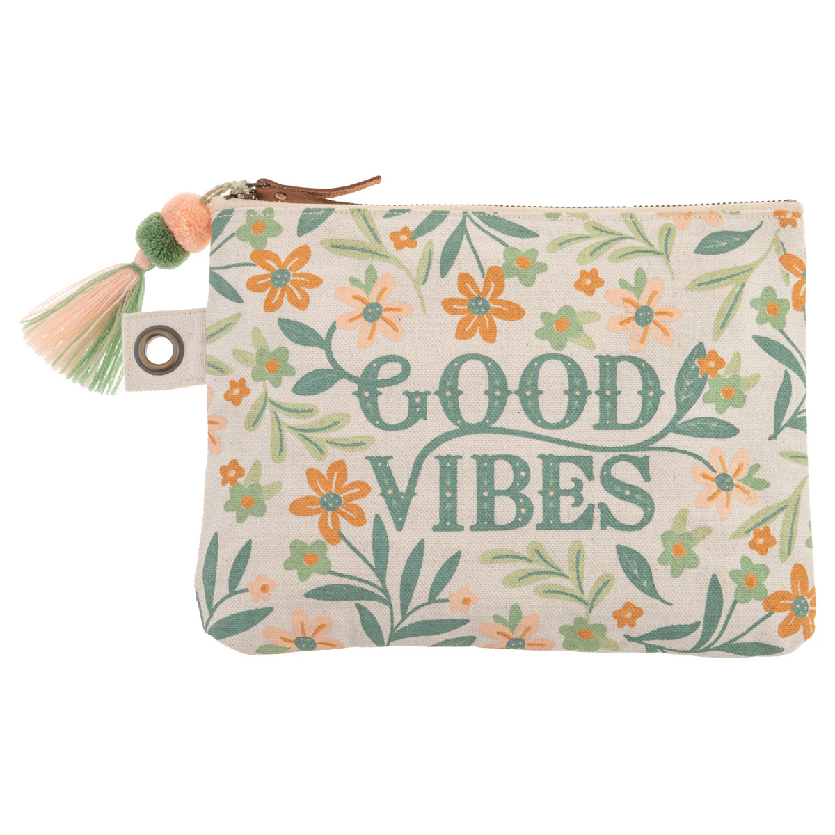 Canvas Carry All in All Good Vibes-Lemons and Limes Boutique