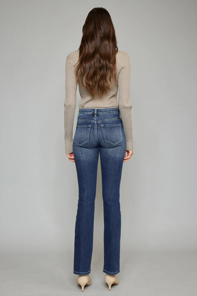 Marla Skinny Bootcut in Medium Wash by Kan Can USA--Lemons and Limes Boutique