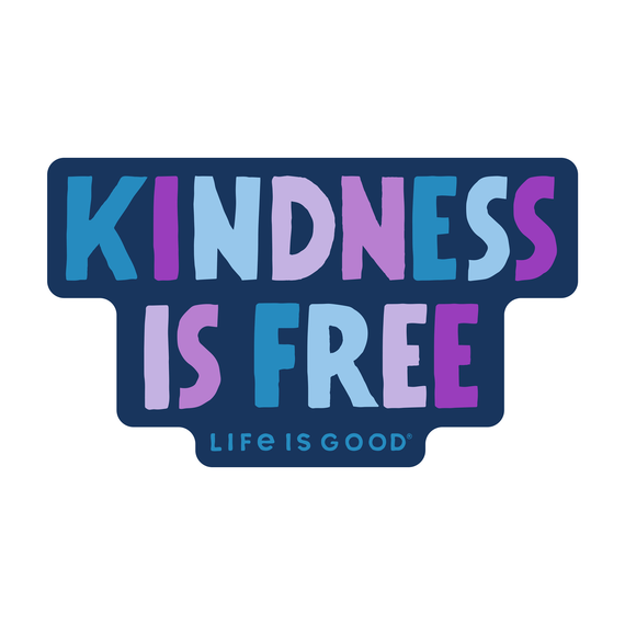 Kindness is Free Sticker--Lemons and Limes Boutique
