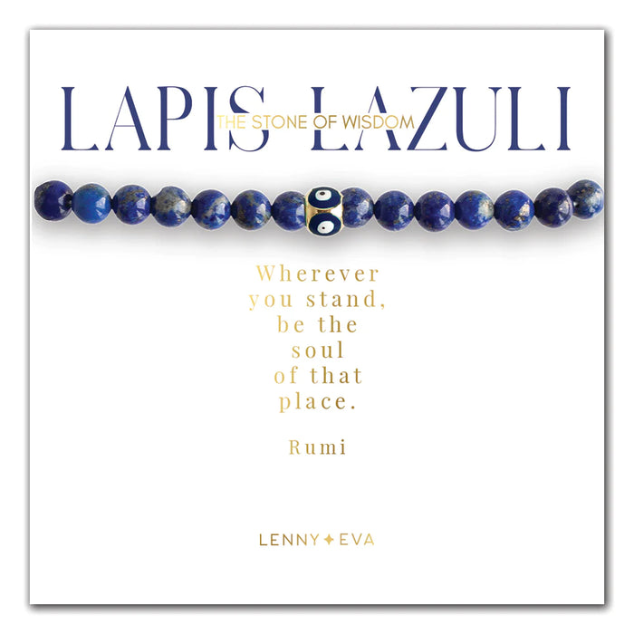 Symbolic Stones Bracelets-Lapis Lazuli--Lemons and Limes Boutique