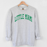 Little Miami Curved Sweatshirt (multiple colors)-Apparel-Grey-Small-Lemons and Limes Boutique