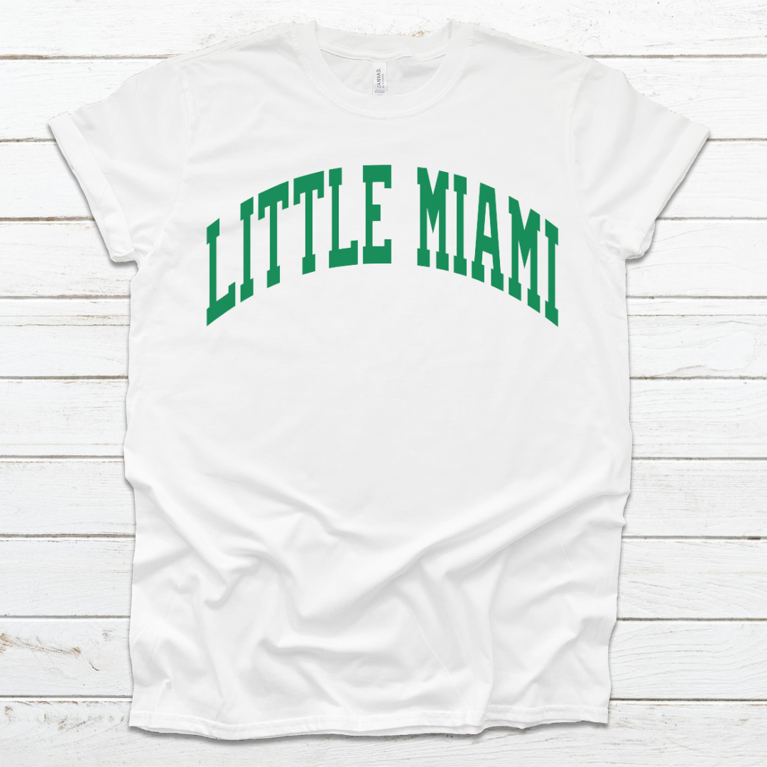 Little Miami Curved T-Shirt (multiple colors available)-White-Adult Small-Lemons and Limes Boutique
