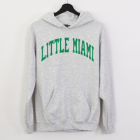 Little Miami Curved Hoodie (multiple colors)-Grey-Small-Lemons and Limes Boutique
